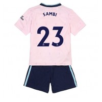 Arsenal Albert Sambi Lokonga #23 Fotballklær Tredjedraktsett Barn 2022-23 Kortermet (+ korte bukser)